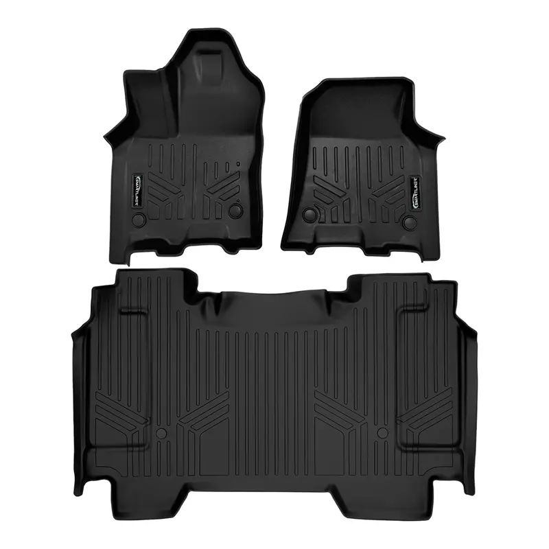Smartcoverage™ Custom Fit Floor Liners For 2025-2026 Ram 1500 Crew Cab Without Rear Underseat Storage Box (Bucket Seats) 3
