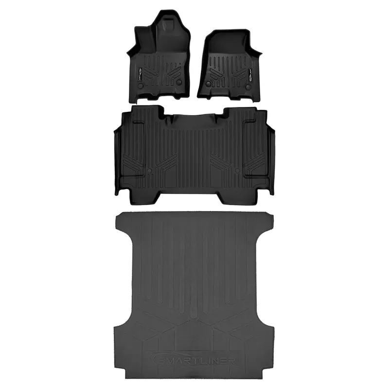 Smartcoverage™ Custom Fit Floor Liners For 2025-2026 Ram 1500 Crew Cab Without Rear Underseat Storage Box (Bucket Seats) 6