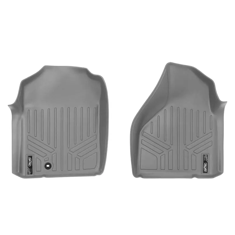 Smartliner Custom Fit Floor Liners For 2002-2008 Dodge Ram 1500 Quad Cab / 2003-2009 Ram 2500/3500 Quad Cab Bench Seat With Oth Coverage 5