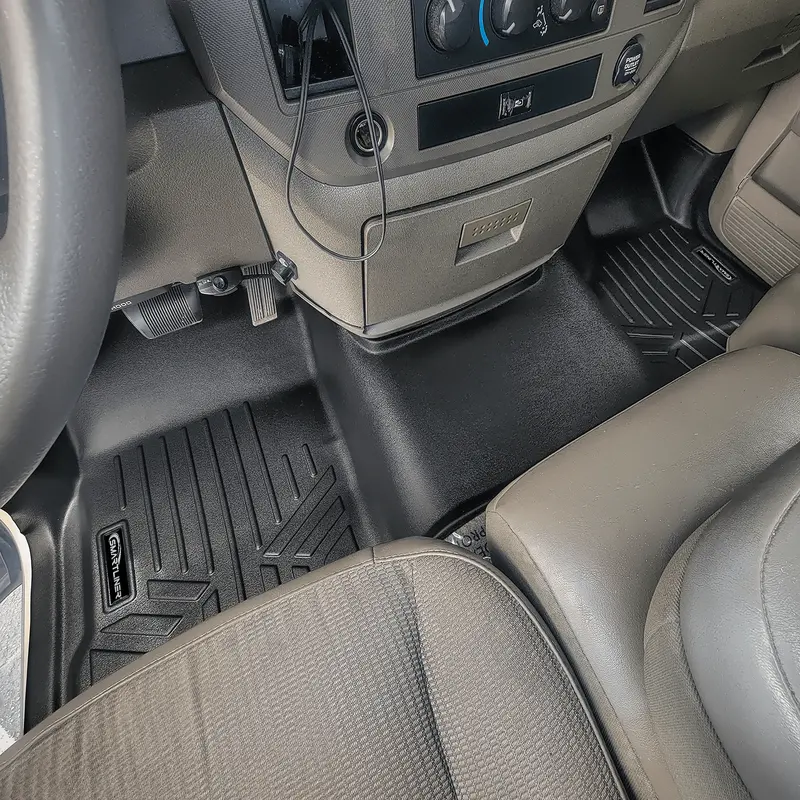 Smartliner Custom Fit Floor Liners For 2002-2008 Ram 1500 / 2003-2009 Ram 2500/3500 Standard Or Quad Cab 2