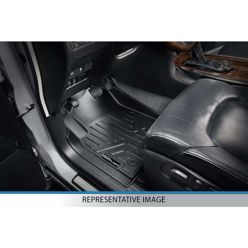Smartliner Custom Fit Floor Liners For 2009-2012 Dodge Ram 1500 Crew Cab/2010-2012 2500/3500 Crew Cab (4 Full Size Doors) 2