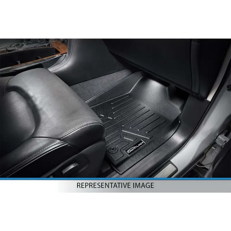 Smartliner Custom Fit Floor Liners For 2009-2012 Dodge Ram 1500 Crew Cab/2010-2012 2500/3500 Crew Cab (4 Full Size Doors) 3