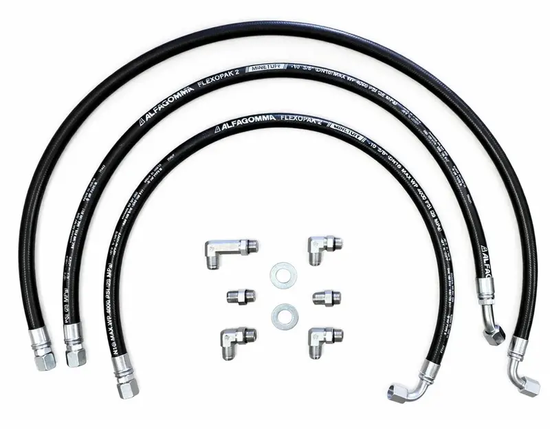 Speed Stop & Masonbilt 5/8 Transmission Cooler Lines For 11-14 Gm 6.6L Duramax 2