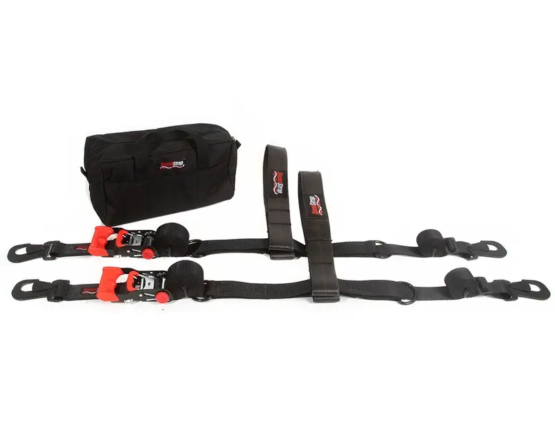 Speedstrap Essential Utv 1.5" Black Ratchet Strap Tire Tie-Down Kit 71710 1