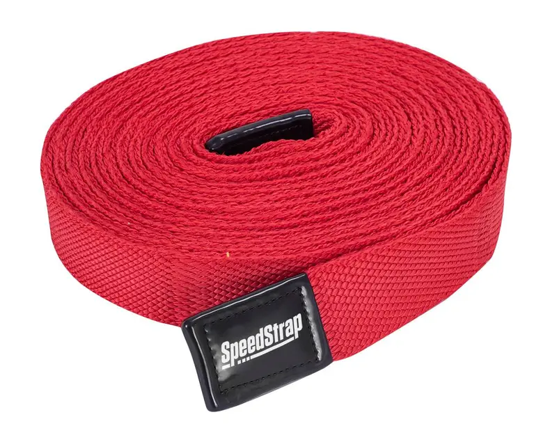 Speedstrap Red 14,000 Lb Heavy Duty 2" Big Daddy Weavable 20' Recovery Strap 1