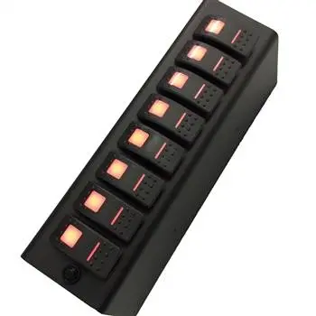 Spod Add-On Switch Panel W/ Led Switches For Touchscreen Systems Compatible With 09-18 Jeep Wrangler Jk 1