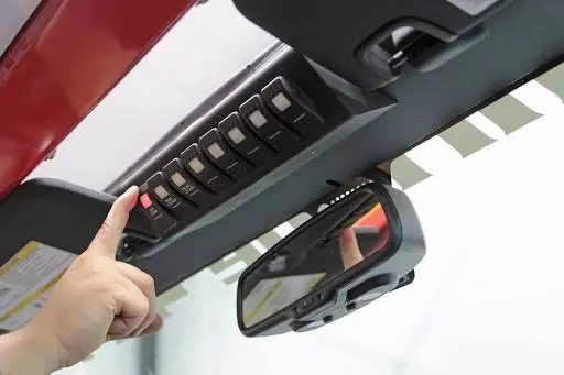 Spod Add-On Switch Panel W/ Led Switches For Touchscreen Systems Compatible With 09-18 Jeep Wrangler Jk 2