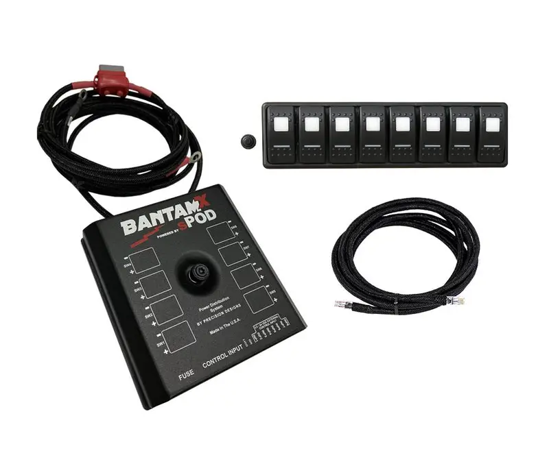 Spod Bantamx Bluetooth Modular Switch Panel W/ Led Switches, 84" Battery Cables 1