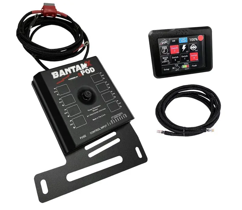 Spod Bantamx Bluetooth Touchscreen Control Panel For 07-18 Jeep Wrangler Jk 1