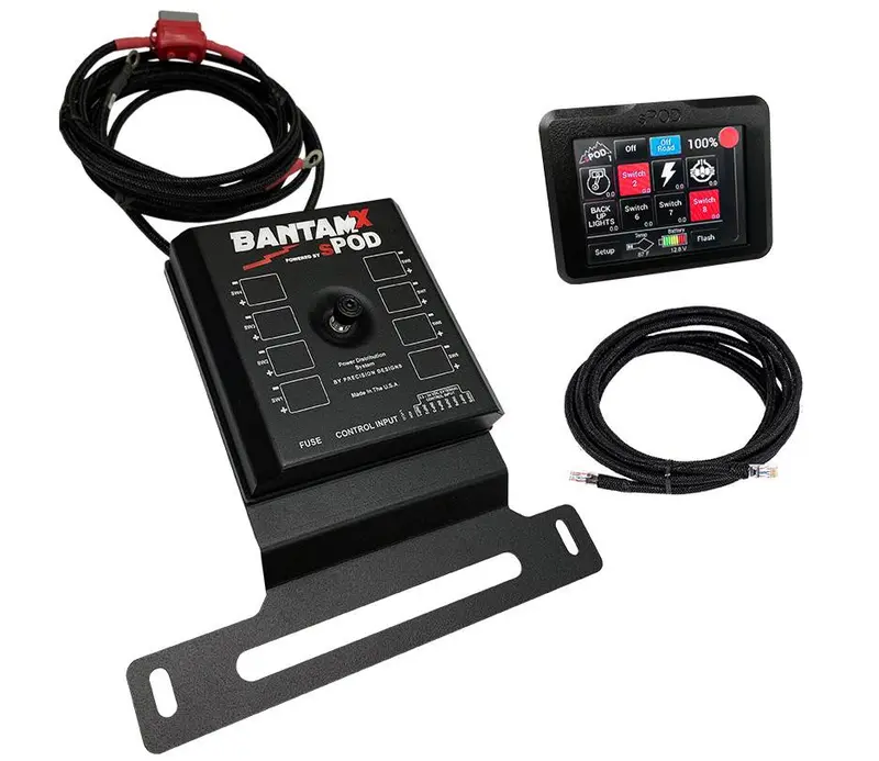 Spod Bantamx Universal Programmable 8-Circuit Touchscreen For Jeep Jl/Jt 1