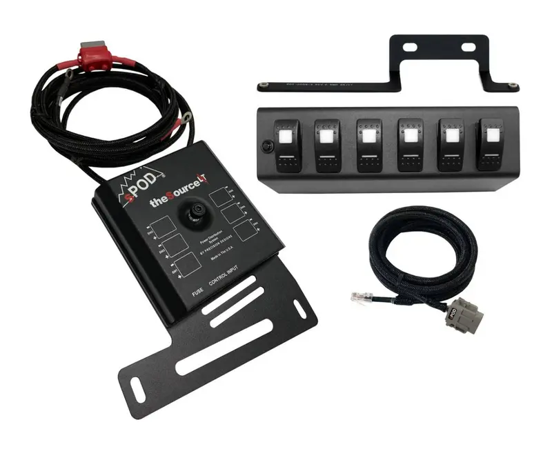 Spod Sourcelt (Black) For 2009-2018 Jeep Wrangler Jk/ Jl 1