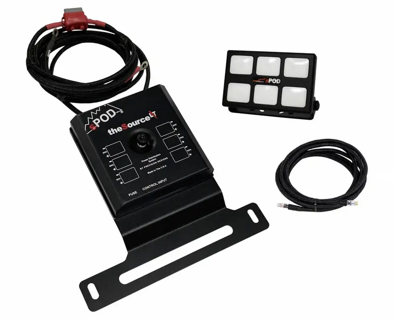 Spod Sourcelt Bluetooth Mini6 Control Panel For 2019+ Jeep Wrangler Jl / 2020+ Gladiator Jt 1
