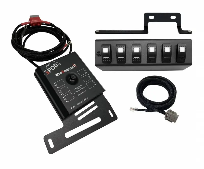 Spod Sourcelt Bluetooth Switch Panel W/ Led Switches For 09-18 Jeep Wrangler Jk 1