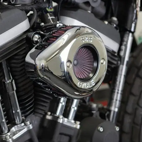 S&S Cycle Stealth Air Stinger Kit W/ Chrome Teardrop For 2007-Up Harley Davidson Xl Models 2