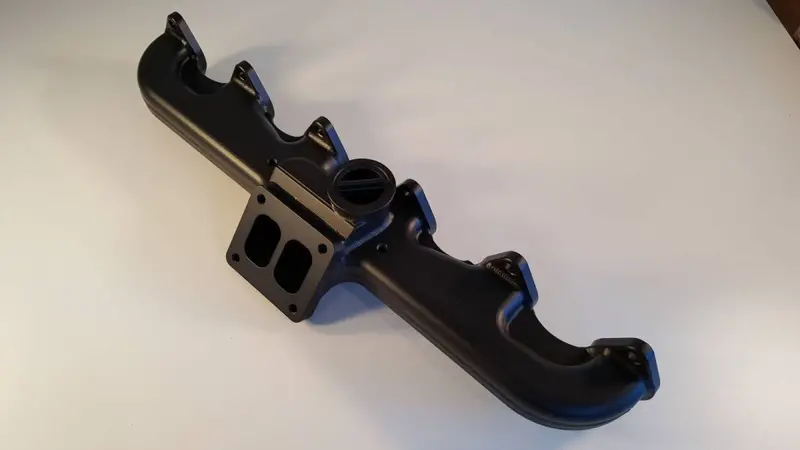 Steed Speed T3 Twin Turbo Flange Manifold With Inverted Wastegate For 98.5-02 5.9L Cummins 1