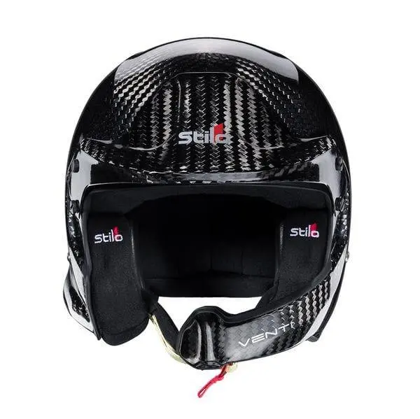 Stilo Venti Wrc Fia 8859 Carbon Fiber Racing Helmet Black - Medium - Dot/Snell 1