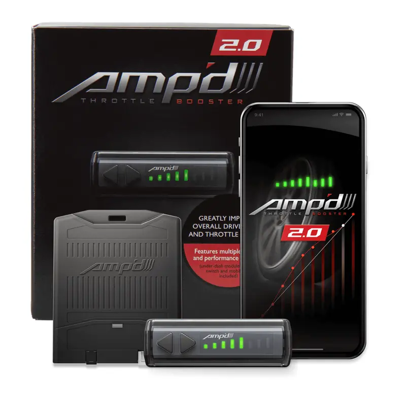 Superchips Amp'd 2.0 Throttle Booster For 2001-2005 6.6L Duramax Lb7/Lly 1