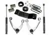 Superlift 3.5" Upper Ctrl Arm Kit-07-16 Gm 1500 4Wd W Oe Cast Stl Ctrl Arms W Sl Rr Shocks 3700 1