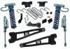 Superlift 4" Radius Arm Lift Kit - 23-25 F250/F350 4Wd Dsl W/King Coilovers & Rearresshcks K1030kg 1