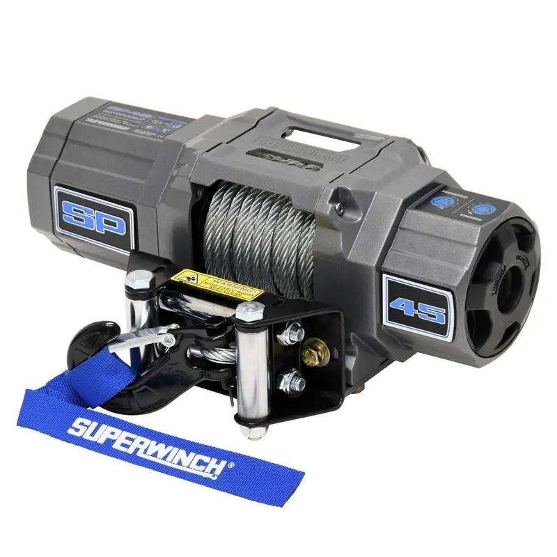 Superwinch Sp Series 12V 4500Lbs Winch Kit W/ 40Ft Steel Wire Rope & Controller 2