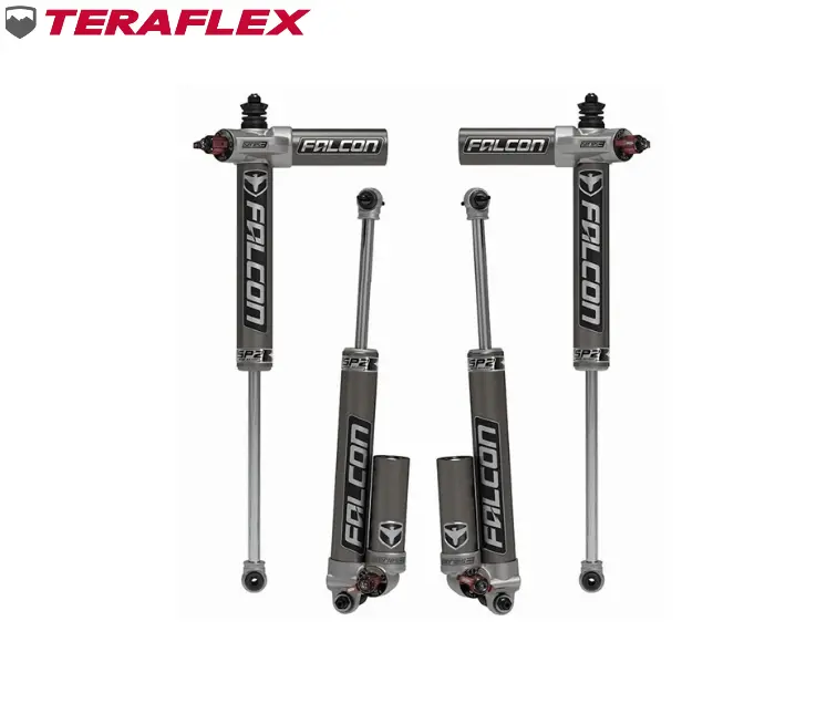 Teraflex Falcon Sp2 3.3 Front & Rear Shocks For 3"-4.5" Lift 07-18 Jeep Jk 4 Dr 1