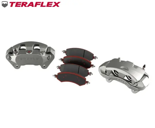 Teraflex Front Big Brake Calipers And Pads For 2007-2018 Jeep Wrangler Jk 1