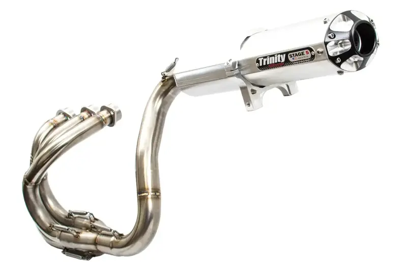 Trinity Racing Brushed Full Exhaust System For 2016-2023 Yxz 1000R/Ss/Ss Se 1