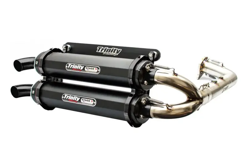 Trinity Racing Cerakote Stage 5 Dual Full Exhaust For 20-23 Rzr Pro Xp/Xp4 1