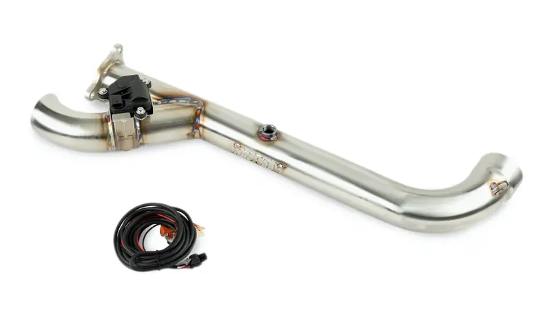 Trinity Racing Electronic Bypass Side Piece Head Pipe For Polaris Rzr Turbo 1