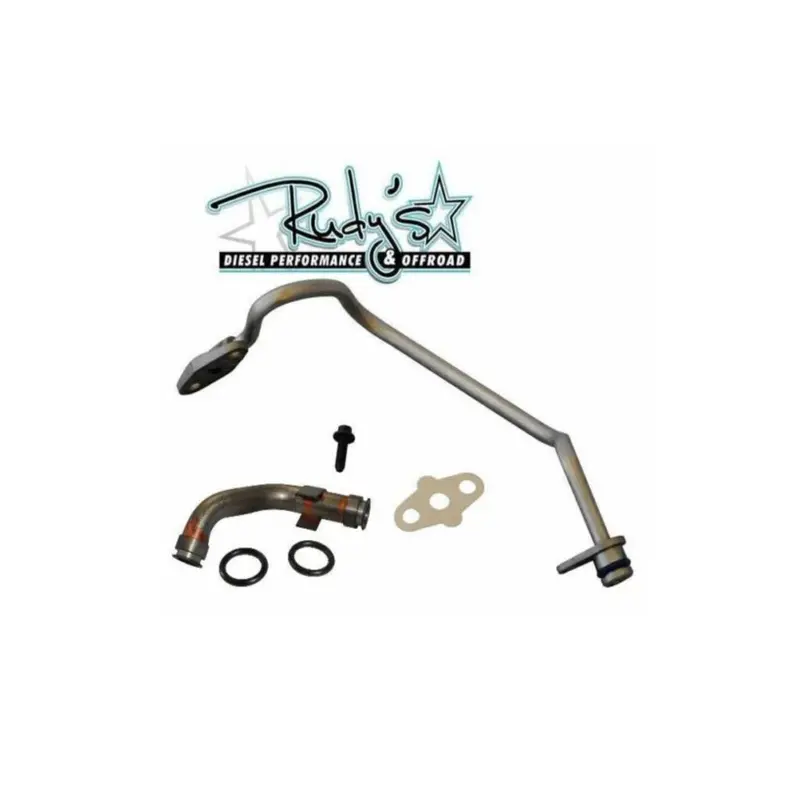 Updated Turbo Feed & Drain Line Tube For Ford 6.0L Powerstroke F250 F350 F450 1