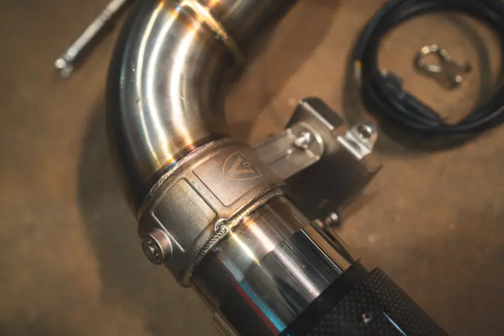 Valvetronic Bmw F Series Axleback T304 Ss Burnt 3.5" Tips Bmw.F.Vses.Br.Brt 2