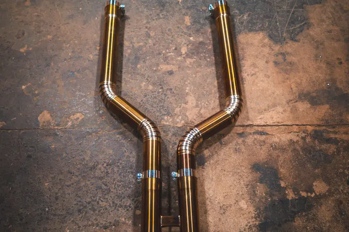 Valvetronic Bmw F95 X5m 4.4L Catback, Grade 5 Titanium Brushed 3.5" Tips Bmw.F95.X5m.Vses.Ti.Brsh 2