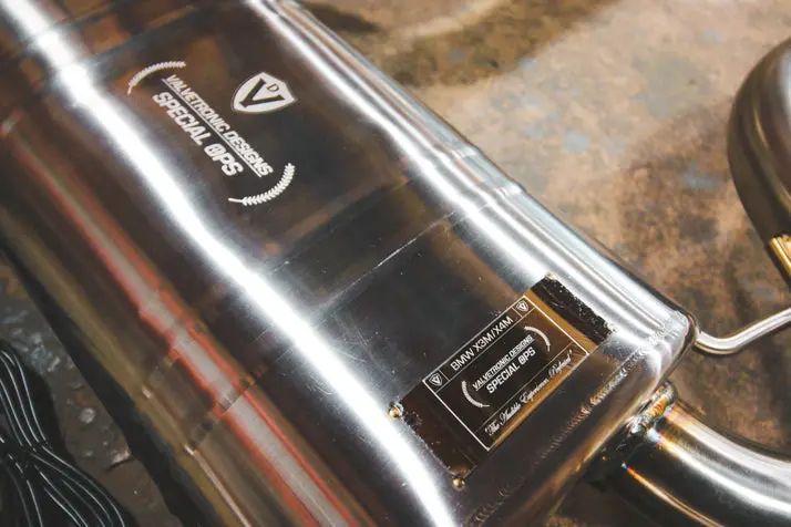 Valvetronic Bmw F97,F98 X3m,X4m 3.0L Catback, T304 Ss Forged Carbon 3.5" Tips Bmw.F9x.X3m.Vses.El.Br.Fc 2