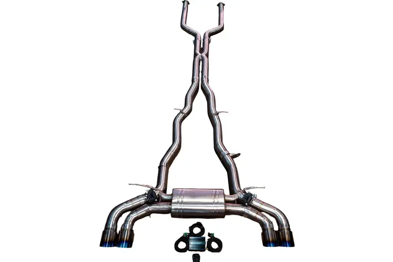 Valvetronic Bmw G90, G99 M5 4.4L Catback Exhaust System Grade 5 Titanium, Brushed 3.5" Tips Bmw.G90.M5.Vses.Ti.Brsh 1