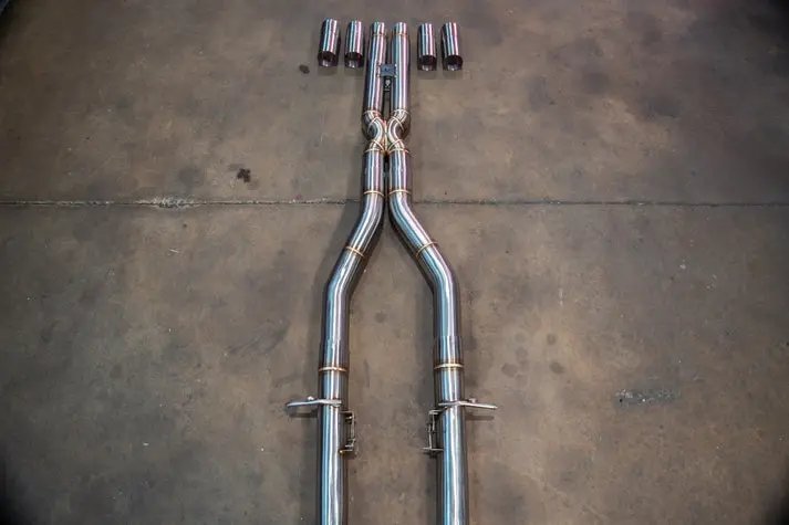 Valvetronic Dodge Challenger,Charger Srt Hellcat 6.2L, T304 Ss, 4.0" Tips Dod.Cha.Chl.Vses.Br 2