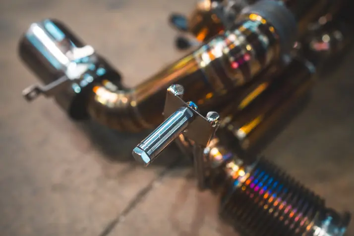 Valvetronic Lamborghini Huracan Sto 5.2L F1 Catback Exhaust, Grade 5 Titanium Oem Style Tips Lam.Sto.F1.Ti 2