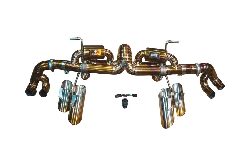 Valvetronic Lamborghini Lp-580, Lp-610 Huracan 5.2L Valved Catback, Grade 5 Titanium Lam.Hur.Vses.Ti 1