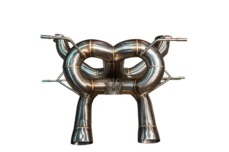 Valvetronic Lamborghini Revuelto 6.5L F1 Catback Exhaust, T304 Ss, Reuse Oem Tips Lam.Revu.F1.Br 1