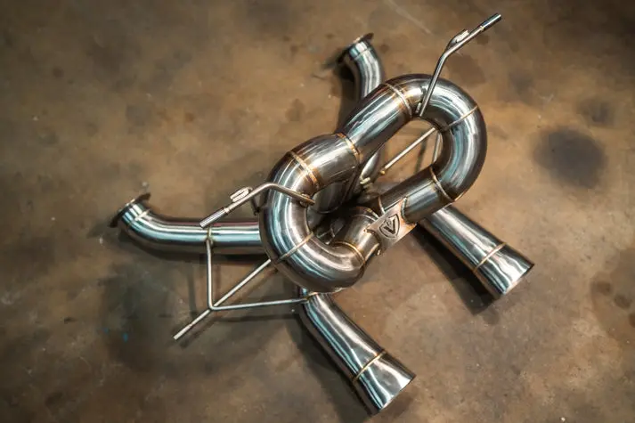 Valvetronic Lamborghini Revuelto 6.5L F1 Catback Exhaust, T304 Ss, Reuse Oem Tips Lam.Revu.F1.Br 2