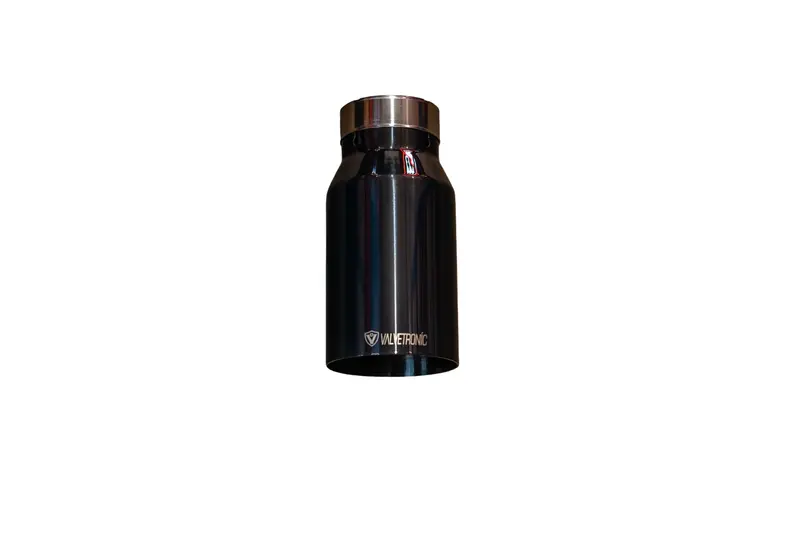 Valvetronic Universal Exhaust Tips 2.5" T304 Stainless Steel Black Vtd.Tip.Sw.25.35.Blk 1