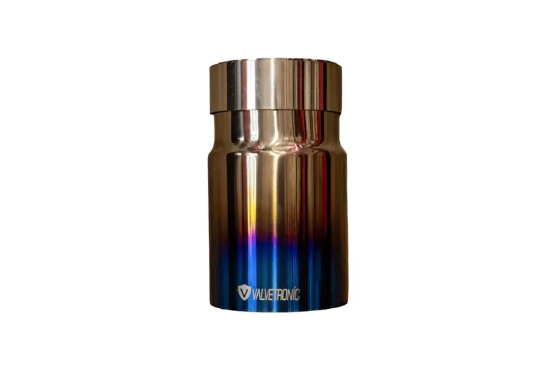 Valvetronic Universal Exhaust Tips 3.0" Inlet 4.0" Titanium Vtd.Tip.Slve.30.40.Tibrt Vtd.Tip.Sw.30.40.Tibrt 1