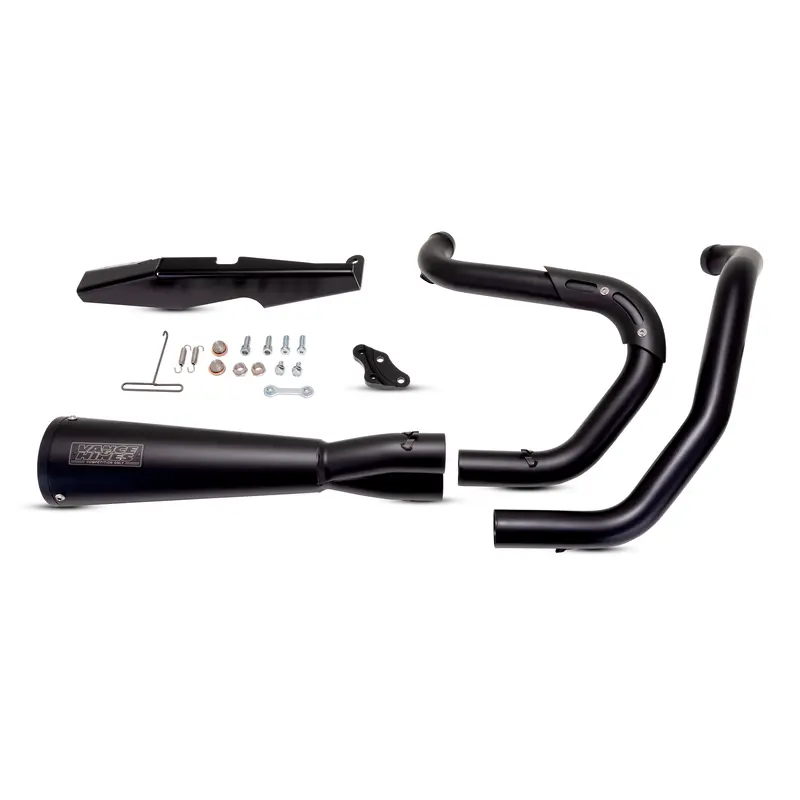 Vance & Hines Black 2-Into-1 Upsweep Exhaust For 18-23 Harley Davidson Softail 2