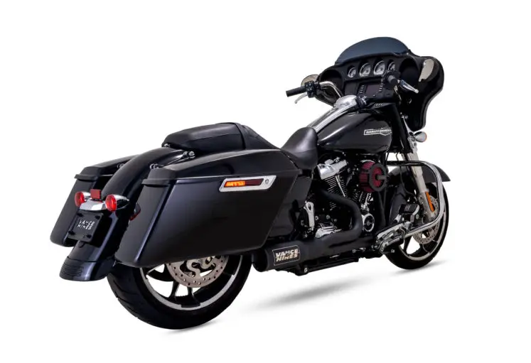 Vance & Hines Hi-Output Rr Black Exhaust Kit For 17-23 Harley Davidson Touring 1