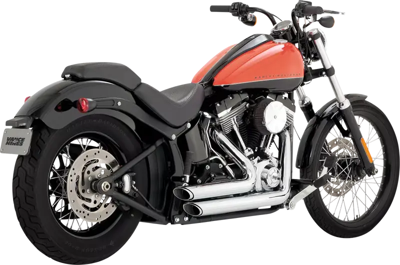 Vance & Hines Shortshots Staggered Exhaust Kit For 12-17 Harley Davidson Softail 1