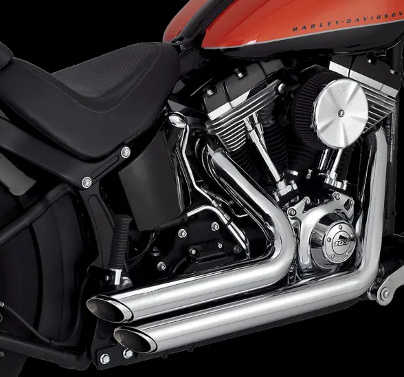 Vance & Hines Shortshots Staggered Exhaust Kit For 12-17 Harley Davidson Softail 2