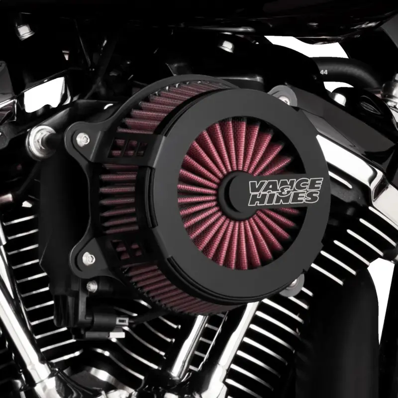 Vance & Hines Vo2 Cage Fighter Black Air Intake Kit For 17-23 Harley Davidson 2