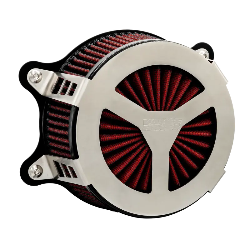 Vance & Hines Vo2 Radiant Iii Brushed Air Intake Kit For 08-17 Harley Davidson 1