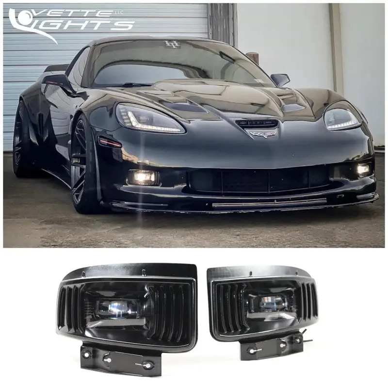 Vette Lights / Morimoto High-Powered Xb Led White Fog Lights Pair For 05-13 Chevy Corvette C6 1