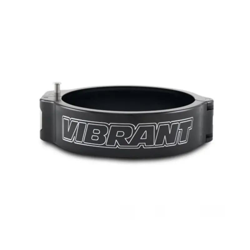 Vibrant 3.5In O.D. Pinless 2.0 Clamp Only Anodized Black Quick Release Piping 1