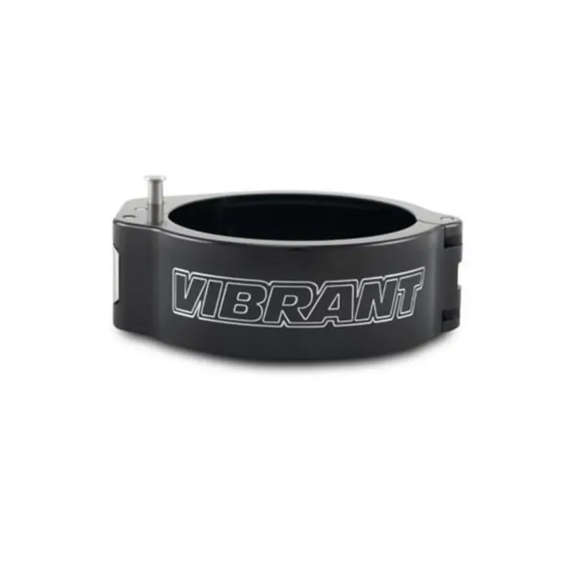 Vibrant 4In O.D. Pinless 2.0 Clamp Only Anodized Black Quick Release Piping 1